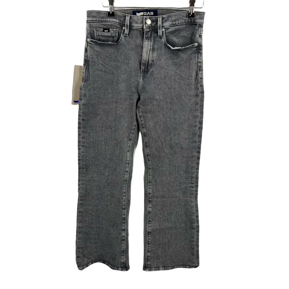 GAS‎ Jeans Coral Anthracite Bootcut Cropped Jean Size 27 New